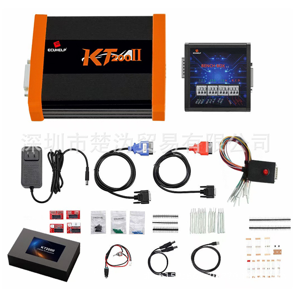 ECUHELP KT200 II ECU Programmer Full Version for Car Truck Motorbike Tractor Boat, R/W ECU Bench / OBD / BOOT / BDM / JTAG mode