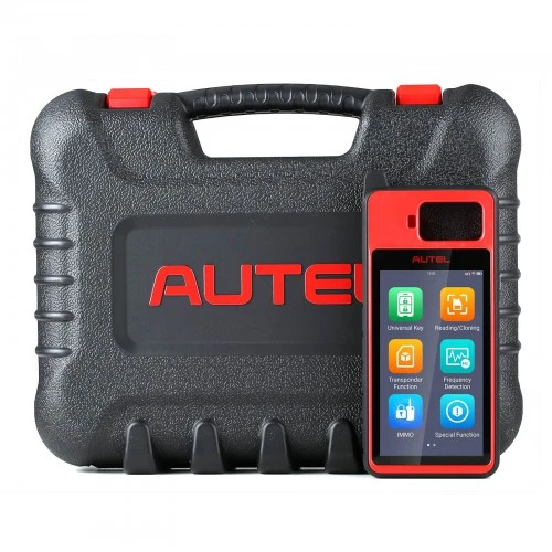 Newest Autel MaxiIM KM100 KM100E Auto Key IMMO Universal Key Generator Kit with V200 Adapter Lifetime Free Update Online