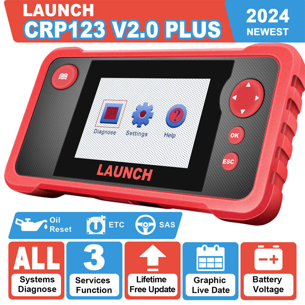LAUNCH CRP123i V2.0 OBD2 Scanner ABS SRS Engine Code Reader Car Diagnostic Tool Save 54%