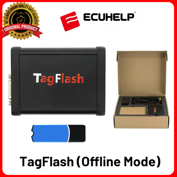 Newest TagFlash ECU Programmer Support OBD/BENCH/BOOT/BDM/ JTAG Mode Full Read TCU For Car Truck Motorbike Chip Tuning Tool