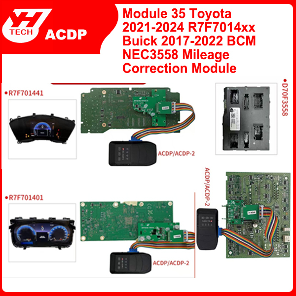 Yanhua ACDP Module 35 Toyota 2021-2024 R7F7014xx Buick 2017-2022 BCM NEC3558 Mileage Correction Module