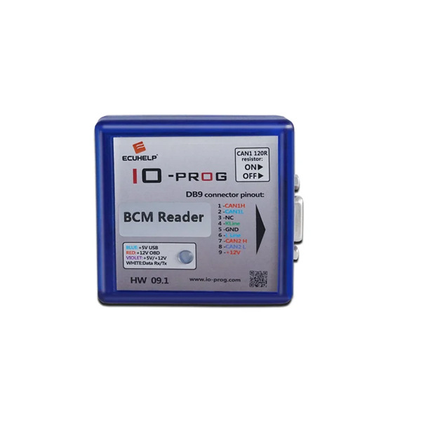 ECUHELP I/O Prog IO-Prog For Opel for GM BSI PSA Version ECU BCM TCM EPS K-line and CAN compatibility via BD9 connection and OBD