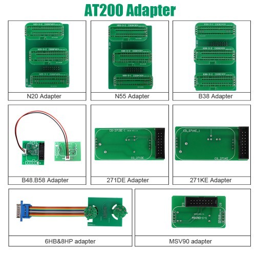 CGDI CG FC200 ECU Programmer ISN OBD Reader with New Adapters Set for 6HP 8HP MSV90 N55 N20 B48 B58 - No Disassembly Required