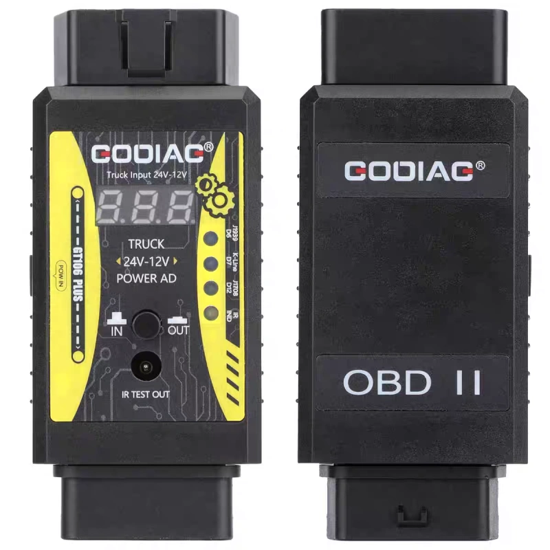 GODIAG GT106 24V to 12V Heavy Duty Truck Adapter Converter Supports Easydiag ThinkCar Thinkcar2 Thinkdiag