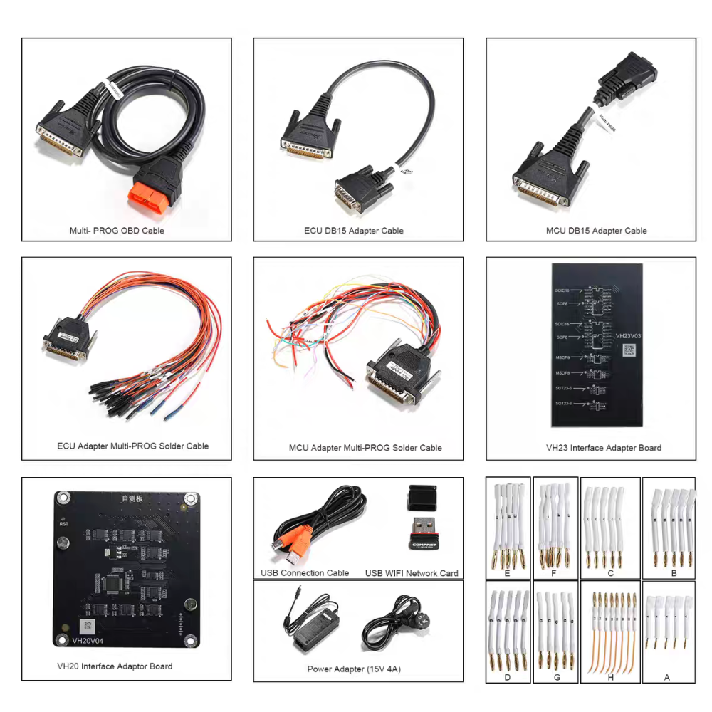 Xhorse Multi-Prog Multi Prog ECU TCU Programmer Global Version Update of VVDI Prog with Free MQB48 License Supports Checksum and Scripts Function