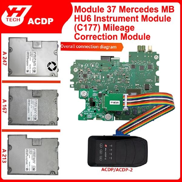 Yanhua Mercedes-Benz MB HU6 YH-OBD Platform Working with ACDP Module 37 Together