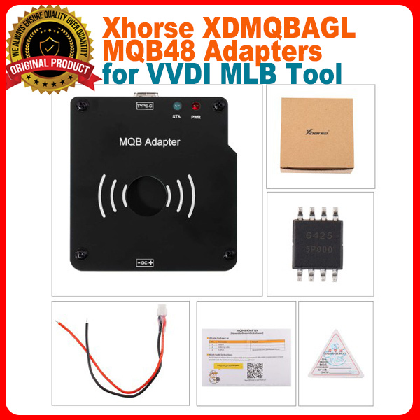 In Stock Xhorse Non-disassembly MQB48 Adapters work with VVDI MLB Tool For VW Audi Key Adapter work with VVDI2/ VVDI Key Tool Plus