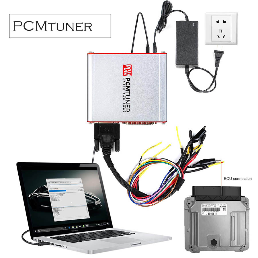 ​V1.27 PCMtuner ECU Chip Tuning Tool with 67 Software Modules Supports Pinout Diagram with Free Damaos for Users ​ ​