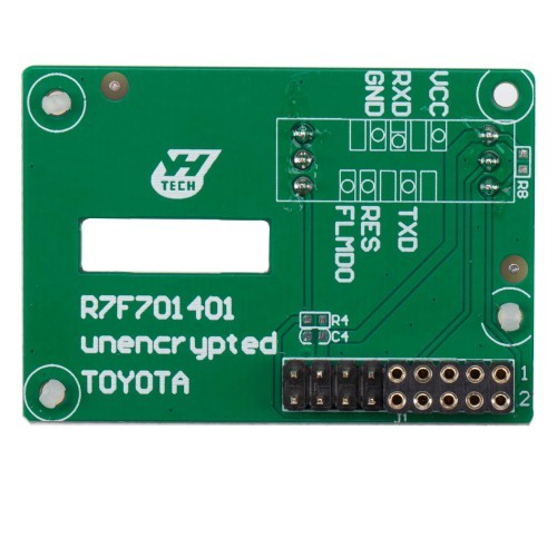 Yanhua Toyota R7F701401 Unencrypted Interface Board for Toyota Crown Cluger, Highlander, Venza, Avalon, Levin GT Mileage Correction
