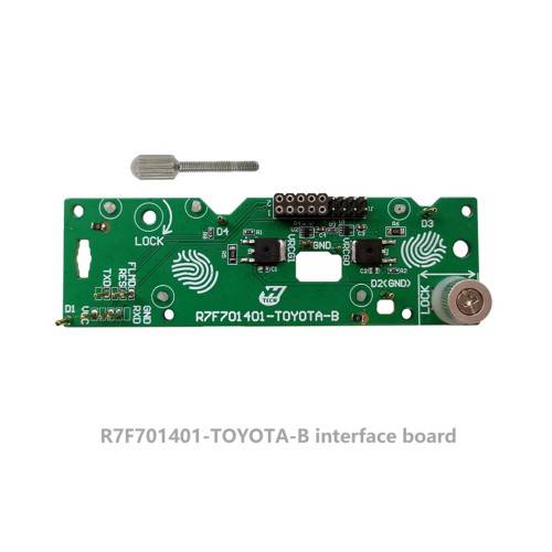 Yanhua R7F701401-TOYOTA-B Interface Board Used with Module 35 Support mileage correction for the Toyota R7F701401 encrypted chip instrument.
