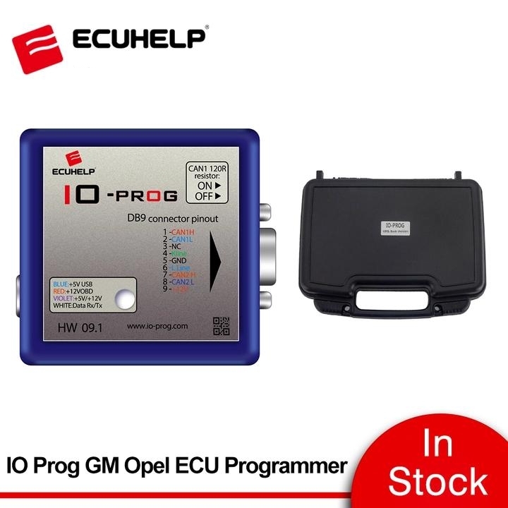 ECUHELP I/O Prog IO-Prog Opel BSI PSA Version ECU BCM TCM EPS K-line and CAN compatibility via BD9 connection and OBD