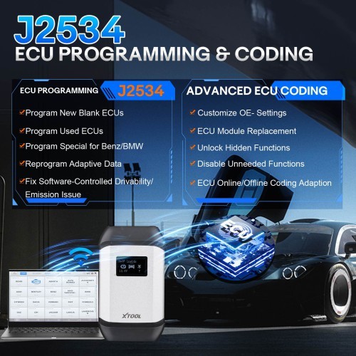 2025 XTOOL X100 MAX 2 Auto Key Programmer with J2534 VCI and KC501 Supports 42 Service Functions ECU Programming Topology Update of X100 PAD3