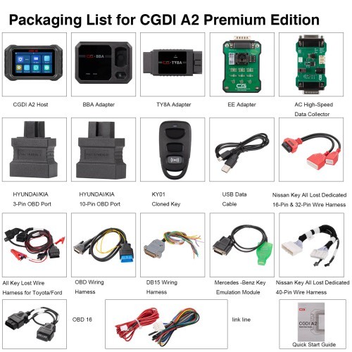 2025 New CGDI A2 Premium Edition IMMO Matching Frequency Detection WiFi Connectivity Support BMW G Series BDC2 No Annual Fee