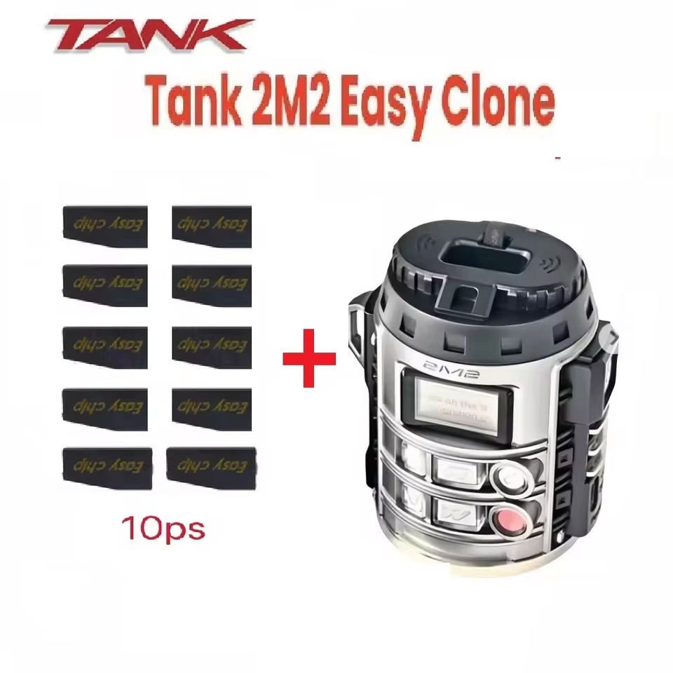 2025 New 2M2 TANK Easy Clone Super Transponder program can Clone Chip Generation Superchip Copying ID46 ID4D ID8A ID47 ID5C ID8E