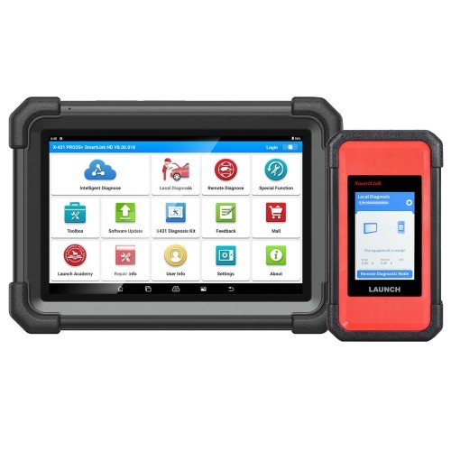 LAUNCH X431 PRO3S+ SmartLink HD for Diesel & Gasoline 12V/24V Bi-Directional Scan Tool Support ECU Coding CANFD DOIP J2534 Programming