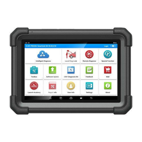 LAUNCH X431 PRO3S+ SmartLink HD for Diesel & Gasoline 12V/24V Bi-Directional Scan Tool Support ECU Coding CANFD DOIP J2534 Programming