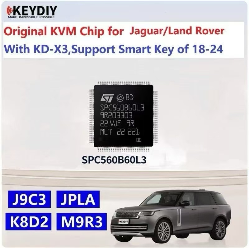 New Blank Jaguar Land rover KVM RFA SPC560B60L3 Chip