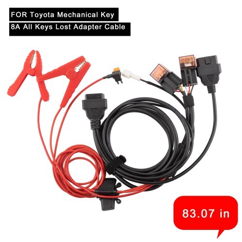 KEYDIY Toyota 8A Non-Smart Mechanical Key All Keys Lost Adapter for KD MATE and KD-X4