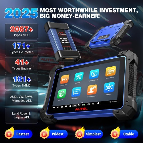 2025 Autel MaxiIM IM608 PRO II (Autel IM608 II) Full Kit with JVCI+ Plus IMKPA Accessories Get Free G-Box3 APB112