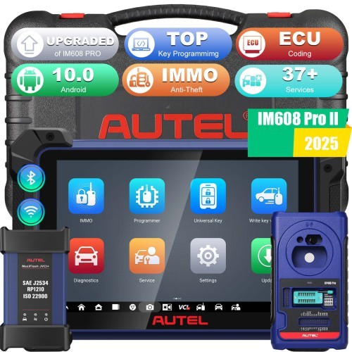 2025 Autel MaxiIM IM608 PRO II (Autel IM608 II) Full Kit with JVCI+ Plus IMKPA Accessories Get Free G-Box3 APB112