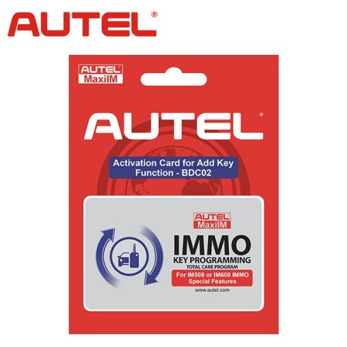 2025 New Autel 1 Year Subscrtiption For Key Adding IMMO Programming Functionality Support BMW G-Chassis BDC2 BDC3 One Year License Work on IM508 IM608 Series IM1 IM2