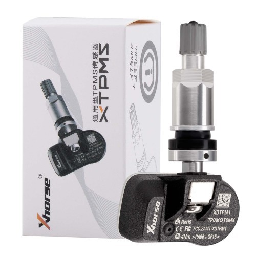 2025 Xhorse XDTPM1EN TPMS Sensor Universal Programmable XTPMS Sensor 4pcs/lot Support 315/433Mhz Work with Key Tool Max Pro/ Key Tool MIDI