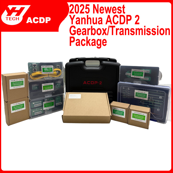 2025 Newest Yanhua ACDP 2 Gearbox/Transmission Package with Module 11/13/14/16/19/22/26/32/36/40 for BMW/Mercedes-BenzVW/Audi/Volvo/Land Rover