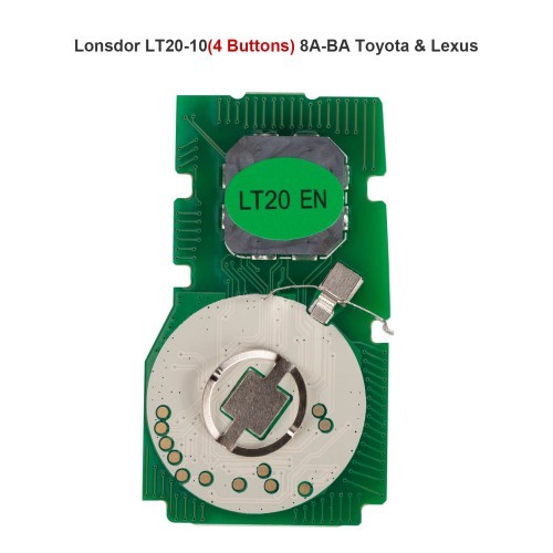 Lonsdor LT20-10 4 Buttons 8A-BA Smart Key PCB Board for 2023 Toyota Lexus – Adjustable Frequency
