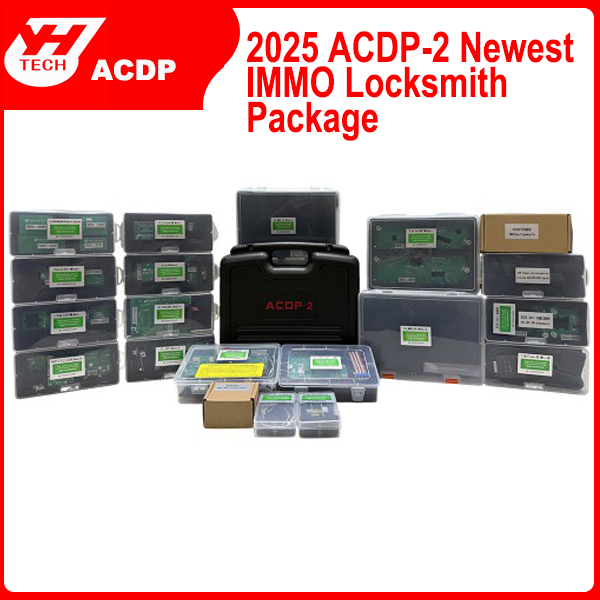 2025 Yanhua ACDP-2 Newest IMMO Locksmith Package with ACDP Module1/2/3/7/9/10/12/20/24/29/31/33/34/38/BDC AKL Platform