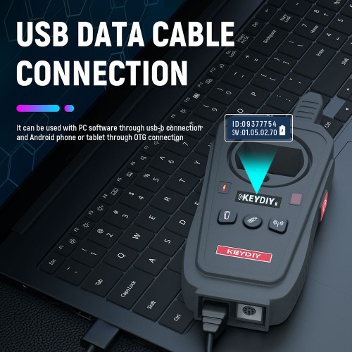 KEYDIY KD-X2 Remote Maker Unlocker with Free ID48 96bit Transponder Copy Function English Version