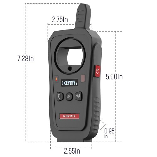KEYDIY KD-X2 Remote Maker Unlocker with Free ID48 96bit Transponder Copy Function English Version
