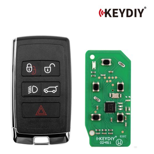 [5Pcs/Lot] KEYDIY KD ZB24-5 Universal Smart Remote Key 4+1 Buttons for Land Rover Type