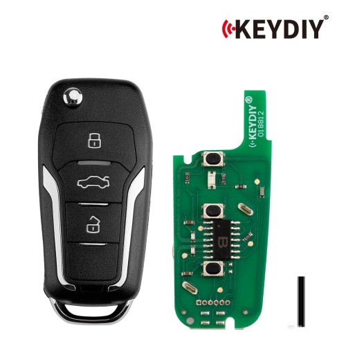 (5 Pieces/Lot)KEYDIY KD B12-3 Universal Flip Remote Key 3 Buttons for Ford Type