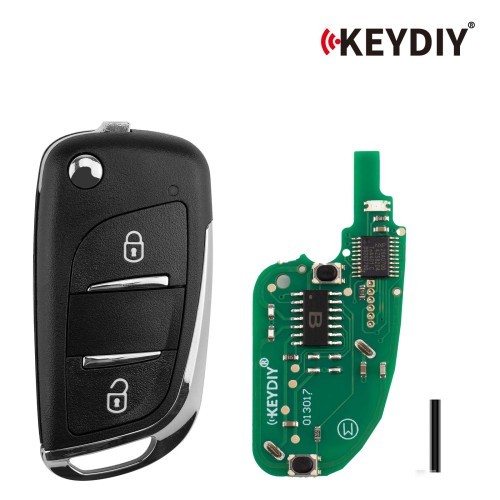 (5 Pieces/Lot)KEYDIY KD NB11-2 PCF Universal Flip Remote Key 2 Buttons for PSA Type