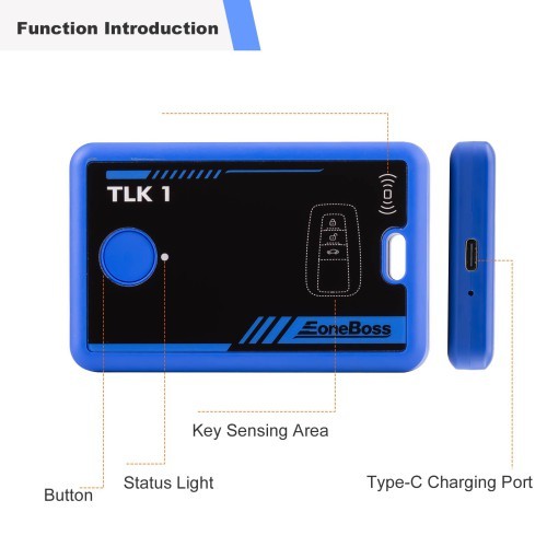 2025 New EONEBOSS TLK 1 Key Unlocking Device for Toyota/Lexus 8A-AA BA B9 B8