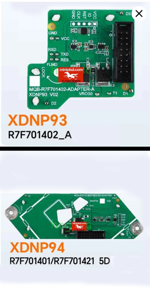11pcs/set XHORSE XDNPM5GL MQB SA/SC/SD/D70F34XX Solder free Adapter used with KEY TOOL PLUS and MULTI-PROG