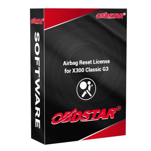 OBDSTAR X300 Classic G3 Airbag Reset Function Authorization License