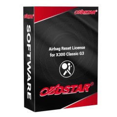 OBDSTAR X300 Classic G3 Airbag Reset Function Authorization License