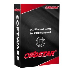OBDSTAR X300 Classic G3 ECU Flasher Function Authorization License