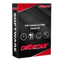 OBDSTAR X300 Classic G3 Add-on Full License Online Activation Airbag/ Odometer/ECU TCU Cloning (Send Free Test Platform License)