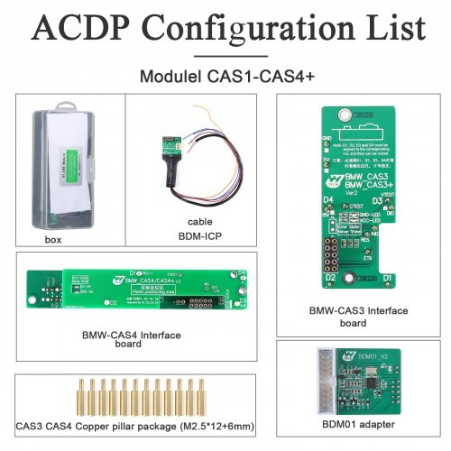2025 Yanhua ACDP-2 BMW CAS FEM BDC BDC2 IMMO Package Support BMW CAS FEM BDC BDC2 Key Programming ADD Keys & All key Lost&Mileage Correction