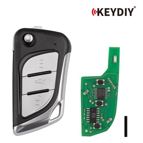 5PCS/LOT KEYDIY KD NB30-3 Universal Flip Remote Key 3 Buttons (Metal Buttons) Type