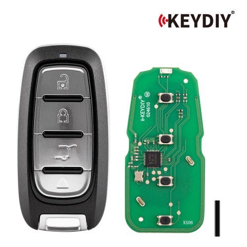 (5PCS/LOT)KEYDIY KD ZB27-4 Universal Smart Remote Key 4 Buttons for Chrysler Type