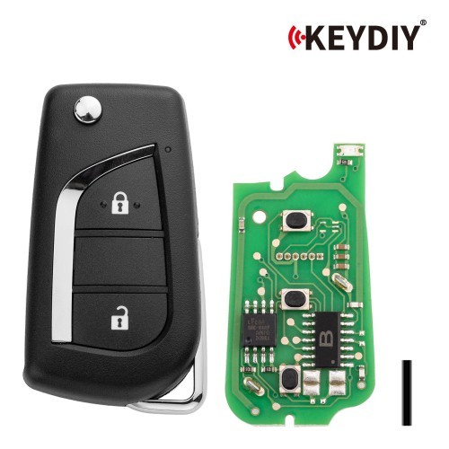 (5PCS/LOT)KEYDIY KD B13-2 Universal Flip Remote Key 2 Buttons for Toyota Type