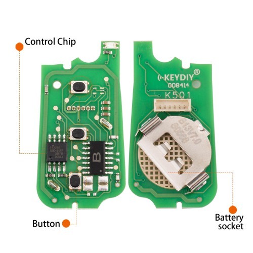 (5PCS/LOT)KEYDIY KD B13-2 Universal Flip Remote Key 2 Buttons for Toyota Type