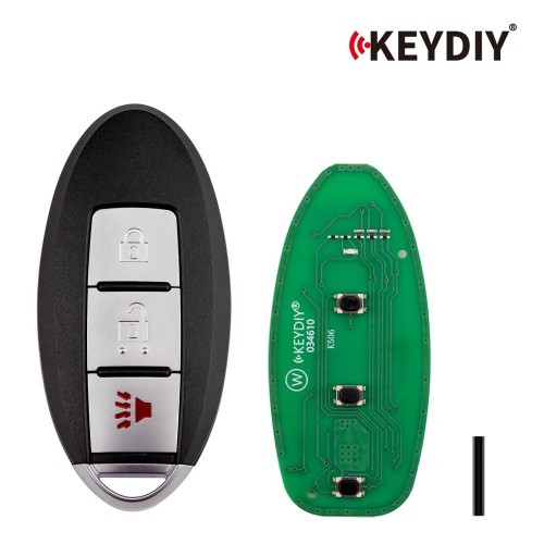 (5PCS/LOT) KEYDIY KD ZB03-3 Universal Smart Remote Key 2+1 Buttons for Nissan Type