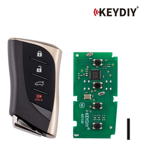 (5PCS/LOT)KEYDIY KD ZB42-4 Universal Smart Remote Key 3+1 Buttons for Lexus Type