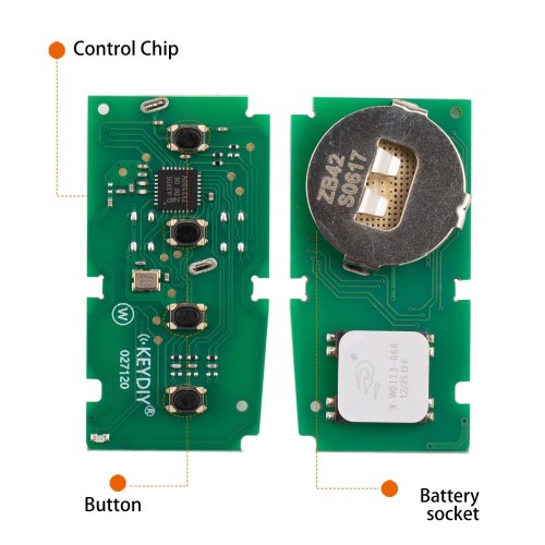 (5PCS/LOT)KEYDIY KD ZB42-4 Universal Smart Remote Key 3+1 Buttons for Lexus Type