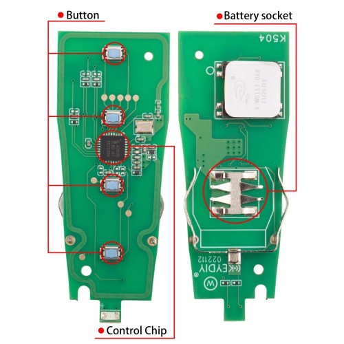 (5PCS/LOT)KEYDIY KD ZB19 (NEW) Universal Smart Remote Key 4 Buttons for Porsche Type 5pcs/lot