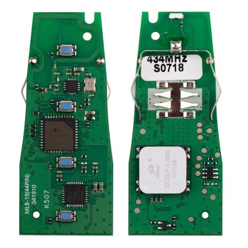 KEYDIY MLB19 Porsche Style MLB Smart Key PCB 434MHz OEM Solution + Key Shell Full Key Works with Keydiy KD-MP, VVDI MLB Tool